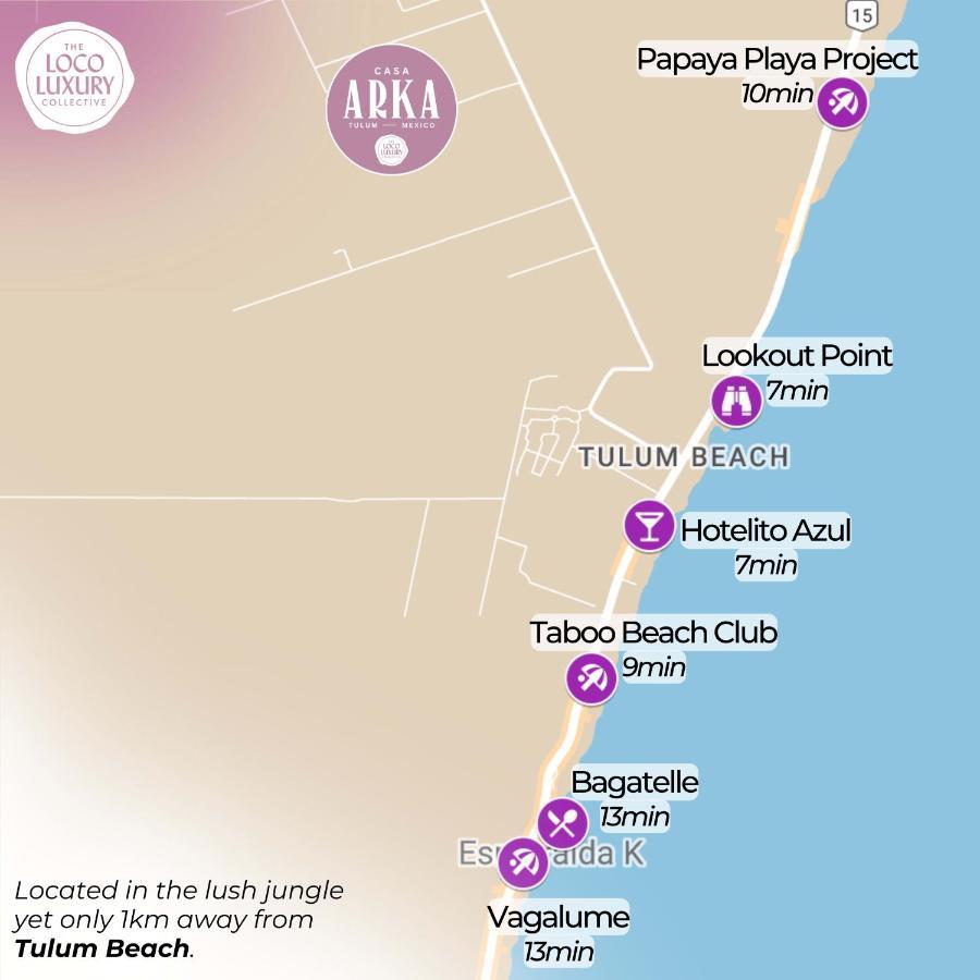 Casa Arka - Palacial Sanctuary For Group Retreats Tulum Ngoại thất bức ảnh